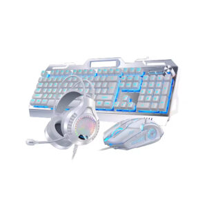 Hot sale 3 in 1 RGB Colorful Backlit 104 Keys Gaming Mechanical Keyboard and Mouse Headphone Combo for PC Gamer
