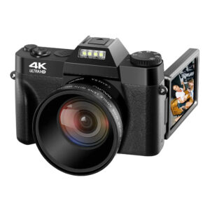 Custom Digital Camera 4K Vlog Video Camera YouTube Vlogging 48MP WiFi Digital Camera Recorder